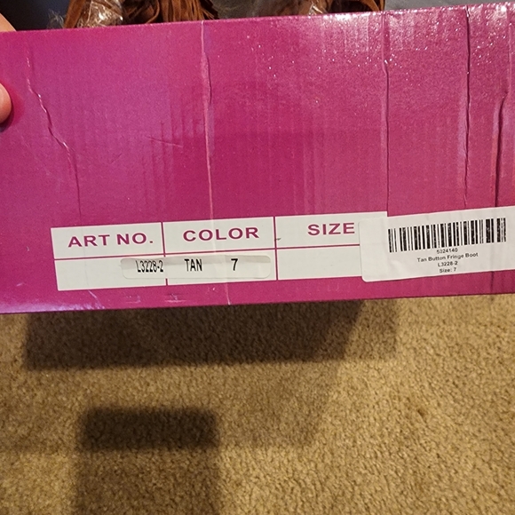 Tam Button Fringe Boots - Picture 3 of 3